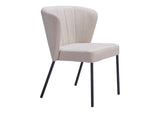 109678 Aimee Dining Chair (Set Of 2) Beige