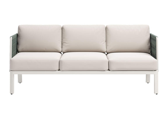704045 Bridgehampton Outdoor Sofa White