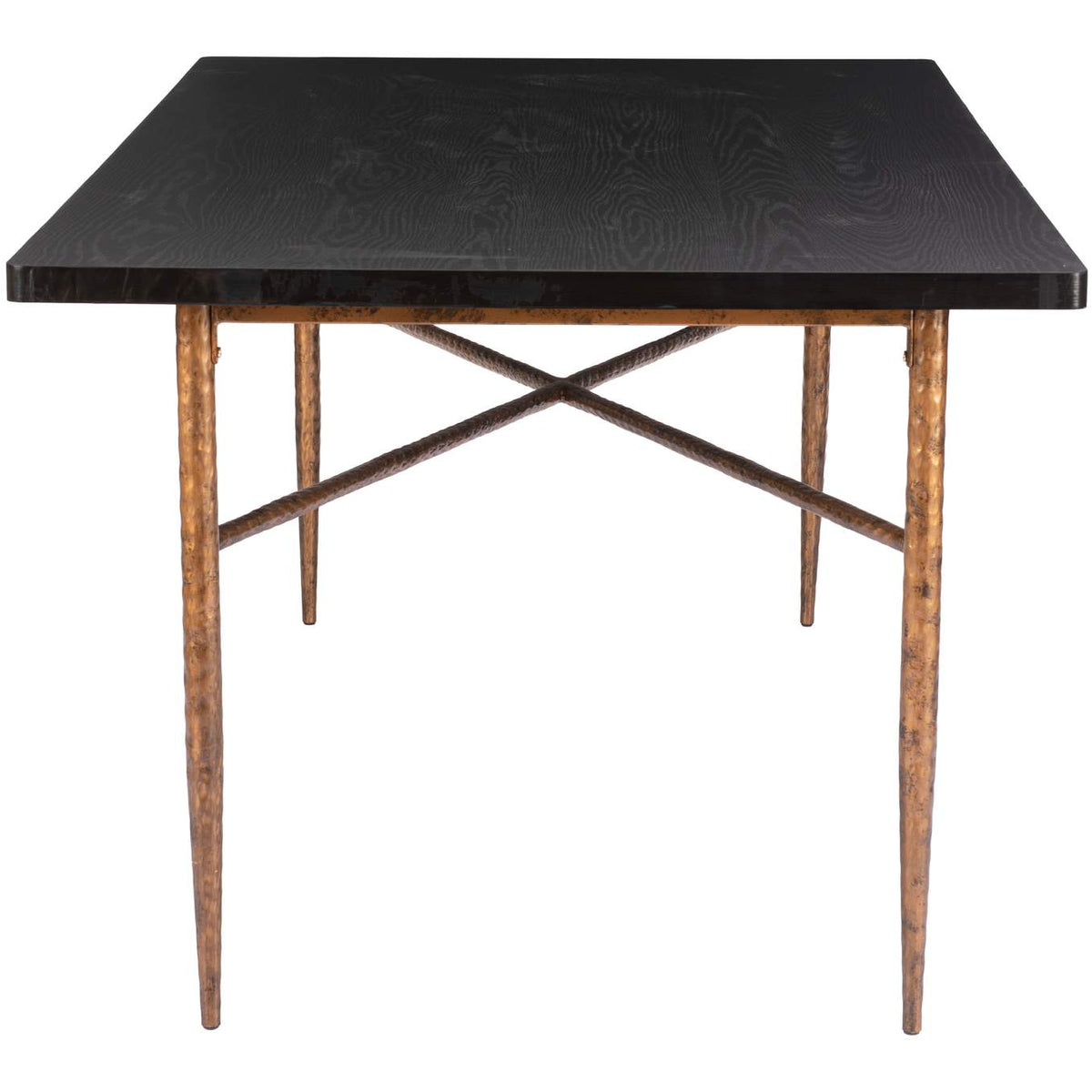 109957 Nida Dining Table Black & Bronze