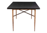 109957 Nida Dining Table Black & Bronze