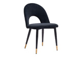 109873 Menlo Dining Chair (Set Of 2) Black