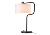 56146 Middlemist Table Lamp White