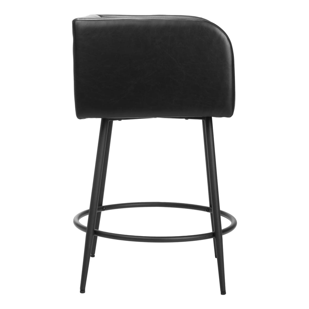 110062 Horbat Counter Stool (Set Of 2) Black