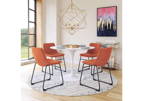 109680 Smart Dining Chair (Set Of 2) Burnt Orange