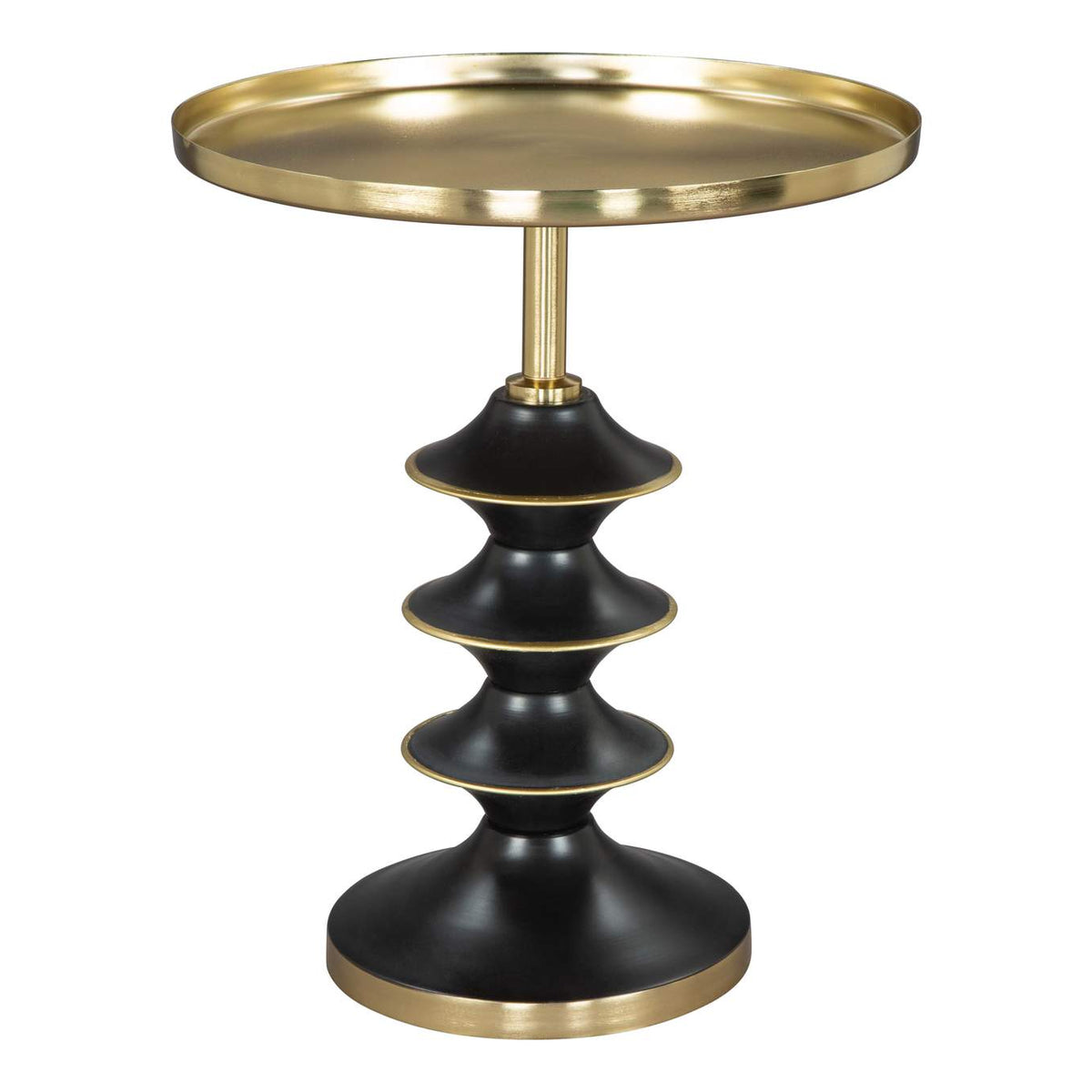 109564 Donahue Side Table Gold & Black