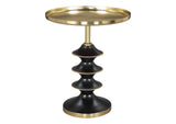 109564 Donahue Side Table Gold & Black