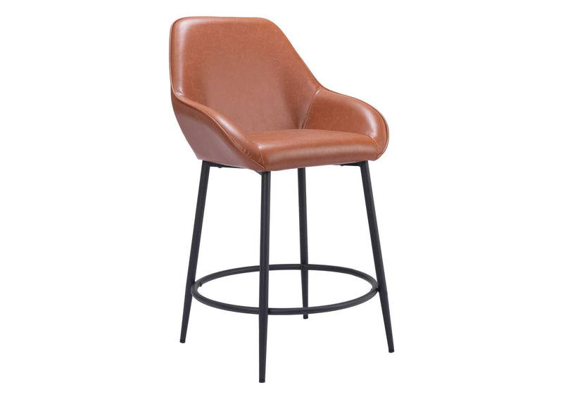 109952 Vila Counter Stool (Set Of 2) Brown