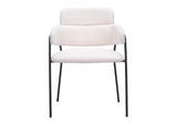 109663 Marcel Dining Chair (Set Of 2) Cream