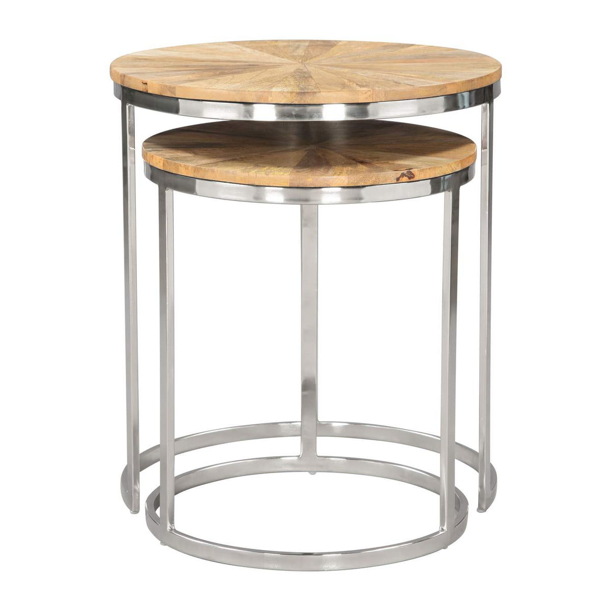 109776 Bari Nesting Table Set (2-Piece) Natural