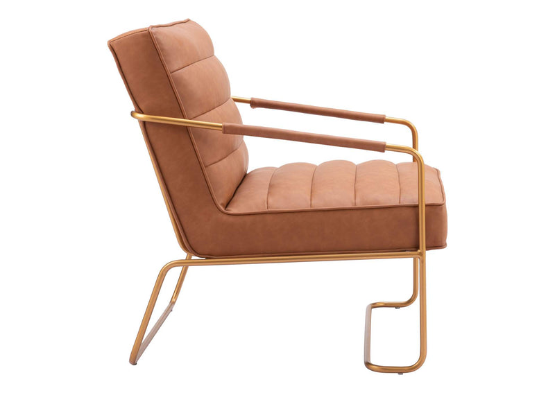 109520 Dallas Accent Chair Vintage Brown