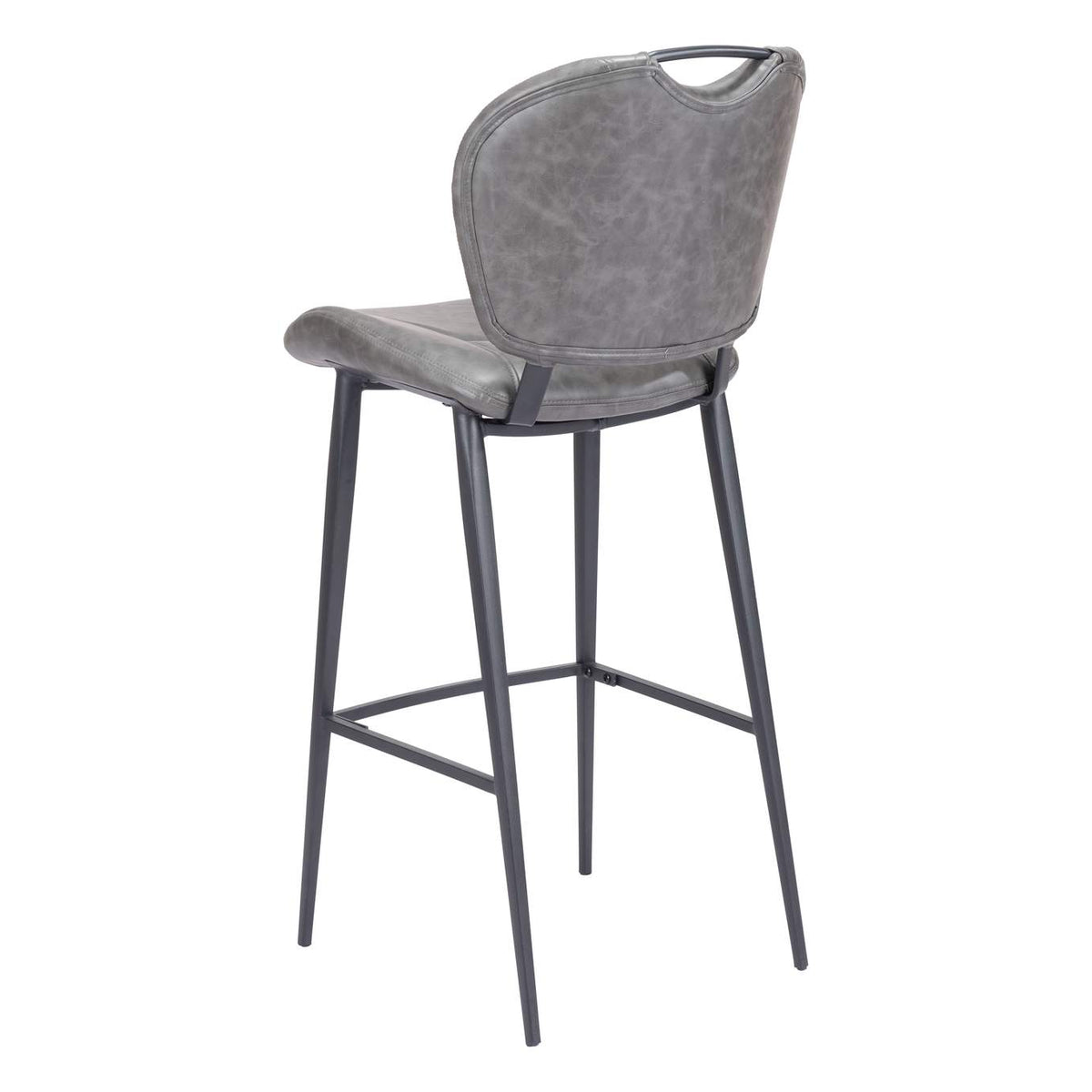 109340 Terrence Barstool Vintage Gray