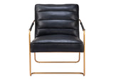 109521 Dallas Accent Chair Vintage Black