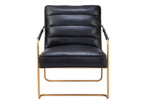 109521 Dallas Accent Chair Vintage Black