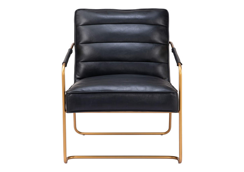 109521 Dallas Accent Chair Vintage Black