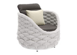 704025 Coral Reef Outdoor Accent Chair Gray