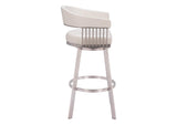 110046 Bantry Swivel Barstool White