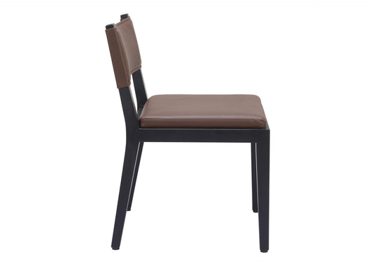 109979 Roxas Dining Chair (Set Of 2) Brown