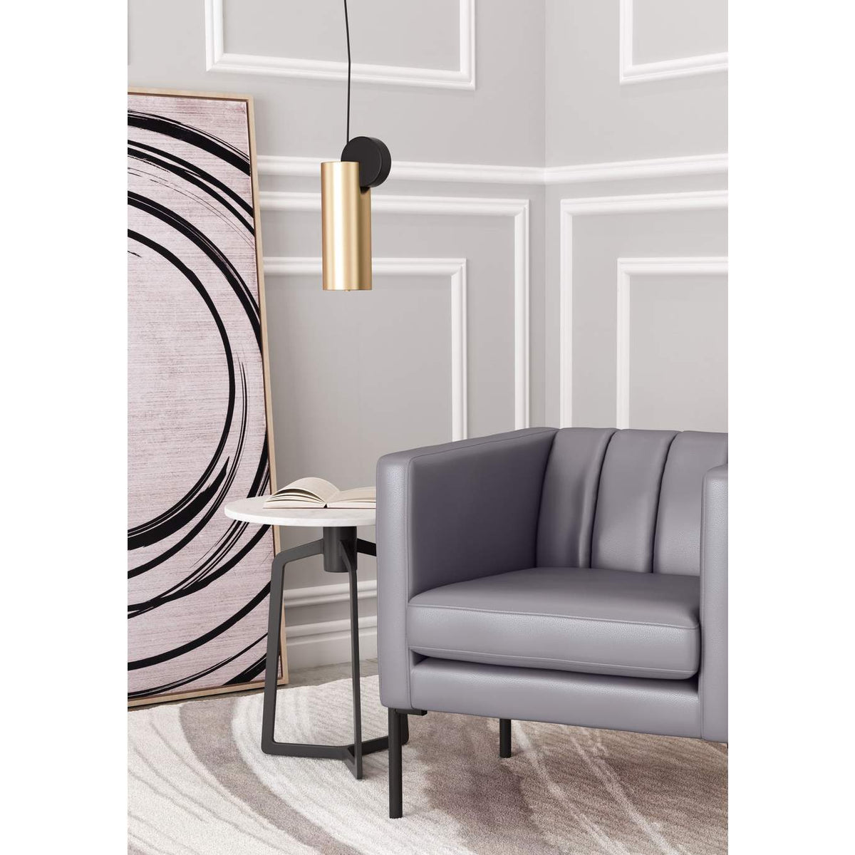 56106 Martiza Ceiling Lamp Gold & Black
