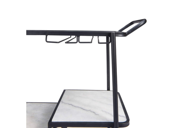 109845 Constanza Bar Cart Black