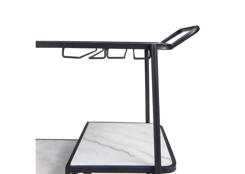 109845 Constanza Bar Cart Black
