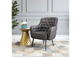 109054 Tasmania Accent Chair Vintage Black