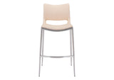 101285 Ace Barstool (Set Of 2) Light Pink & Silver