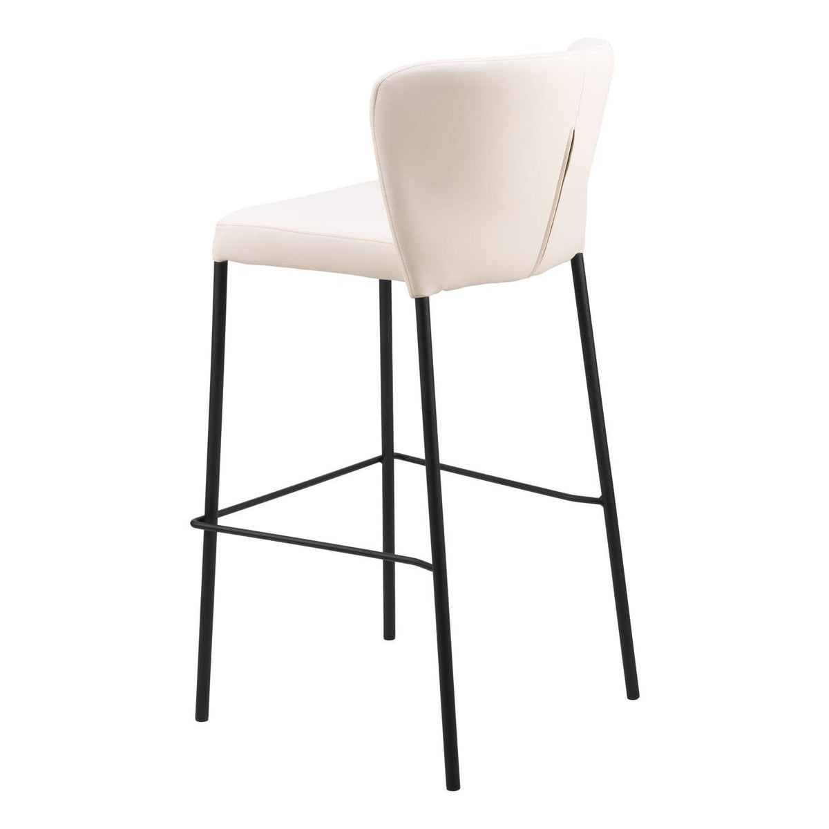 109782 Linz Barstool (Set Of 2) Cream