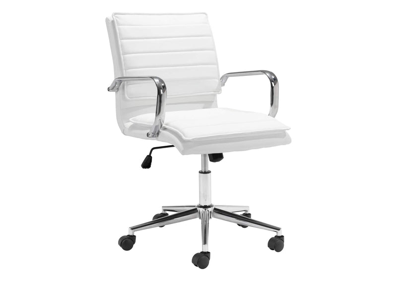 109006 Partner Office Chair White