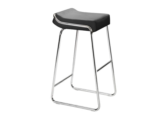 300041 Wedge Barstool (Set Of 2) Black