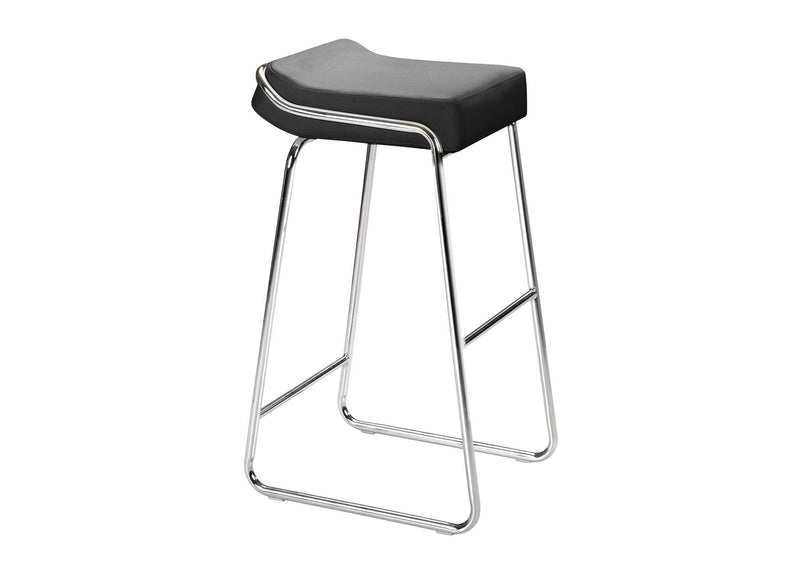 300041 Wedge Barstool (Set Of 2) Black
