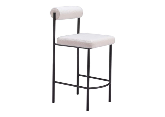 109811 Livorno Counter Stool (Set Of 2) Ivory