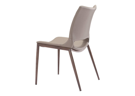 101282 Ace Dining Chair (Set Of 2) Brown & Walnut