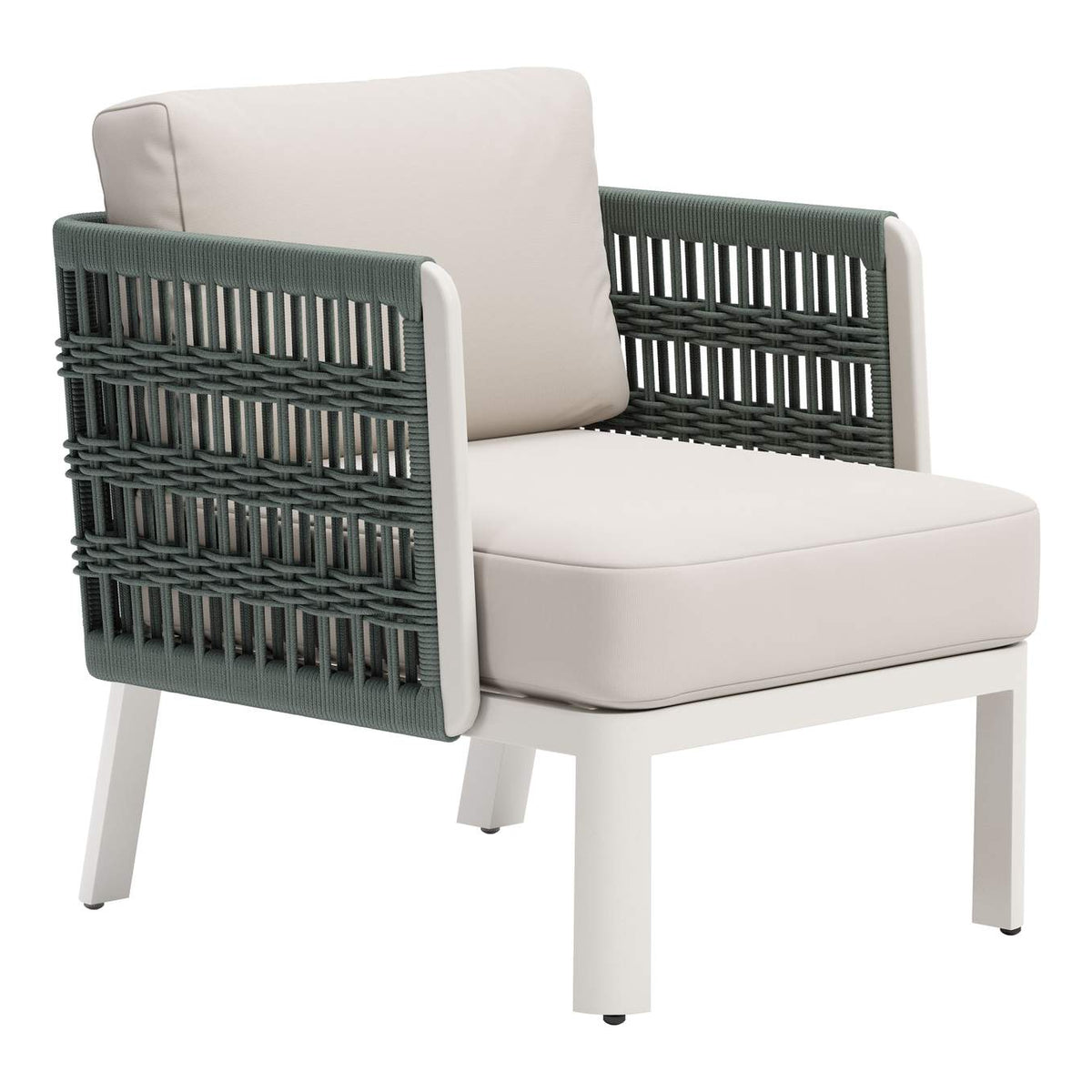 704044 Bridgehampton Outdoor Armchair White