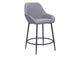 110077 Vila Counter Stool (Set Of 2) Gray
