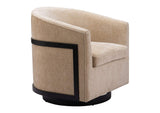 110009 Hanko Swivel Chair Golden Beige