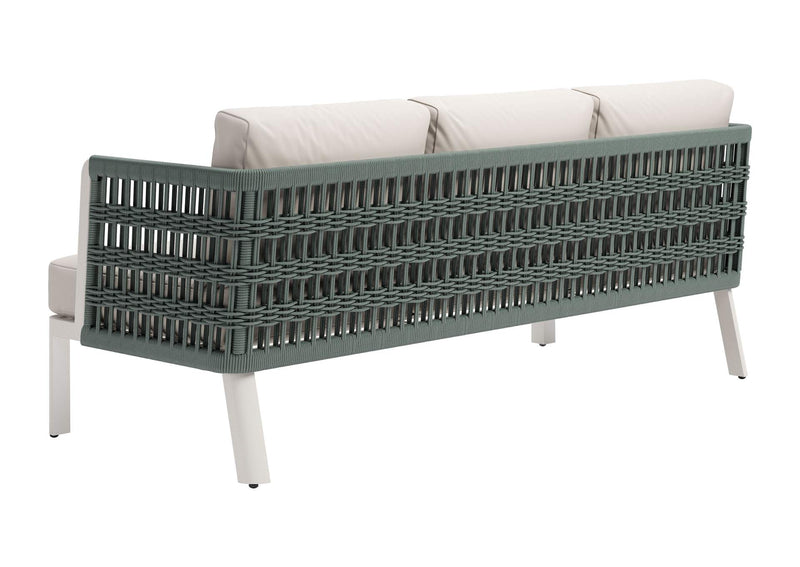 704045 Bridgehampton Outdoor Sofa White