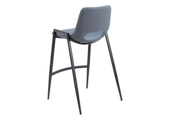 109539 Desi Counter Stool (Set Of 2) Azure Gray