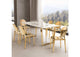 100652 Atlas Dining Table White & Gold