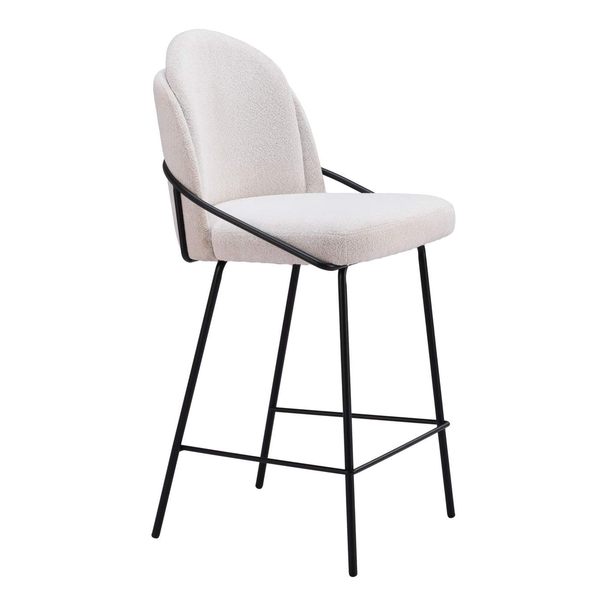 109967 Jambi Counter Stool (Set Of 2) Ivory