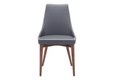 100278 Moor Dining Chair (Set Of 2) Dark Gray