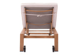 703980 Cozumel Outdoor Lounge Chair Beige & Natural
