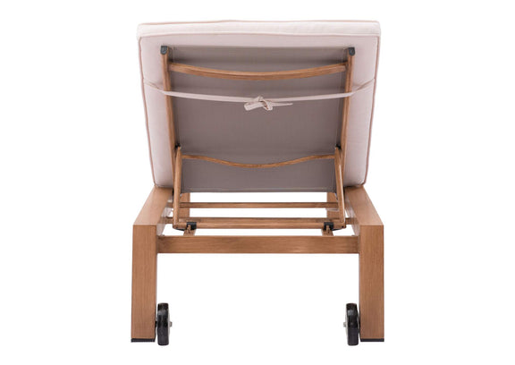 703980 Cozumel Outdoor Lounge Chair Beige & Natural