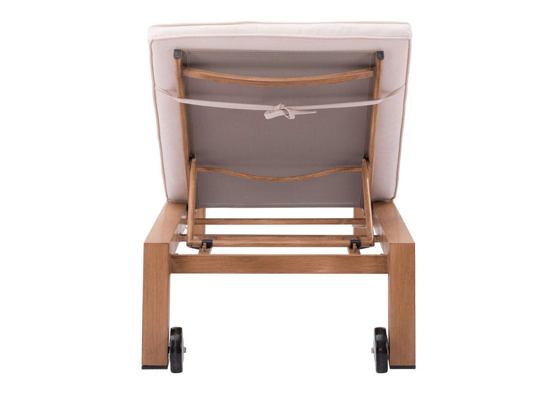 703980 Cozumel Outdoor Lounge Chair Beige & Natural