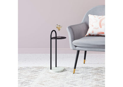 109356 Christian Side Table Black & White