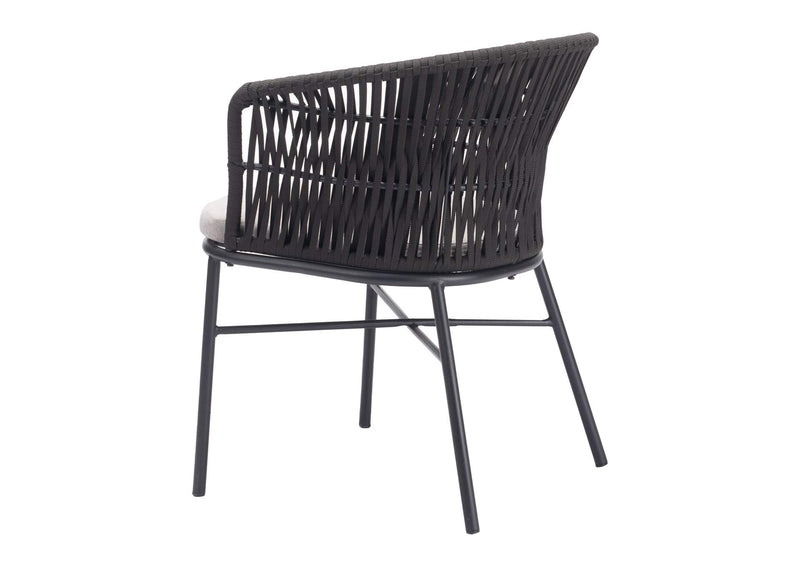703987 Freycinet Outdoor Dining Chair (Set Of 2) Black
