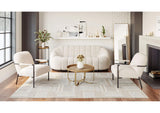 109518 Chicago Accent Chair Ivory