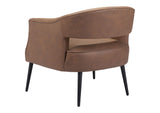 109051 Berkeley Accent Chair Vintage Brown