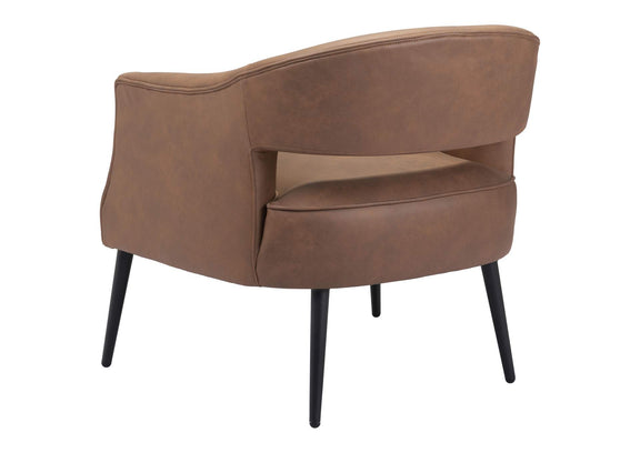 109051 Berkeley Accent Chair Vintage Brown