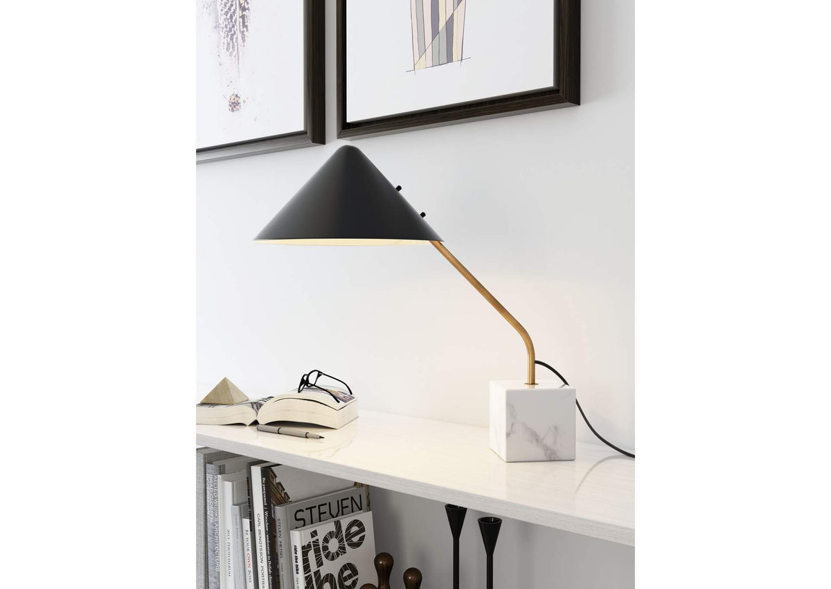 56080 Pike Table Lamp Black & White