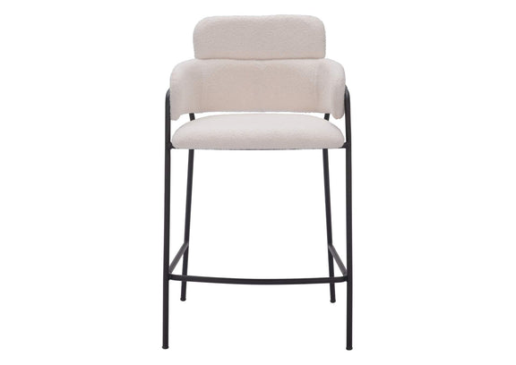 109665 Marcel Counter Stool (Set Of 2) Cream